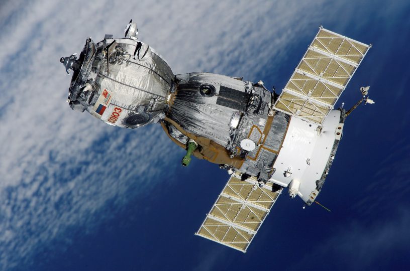 Soyuz Crew Capsule in Orbit