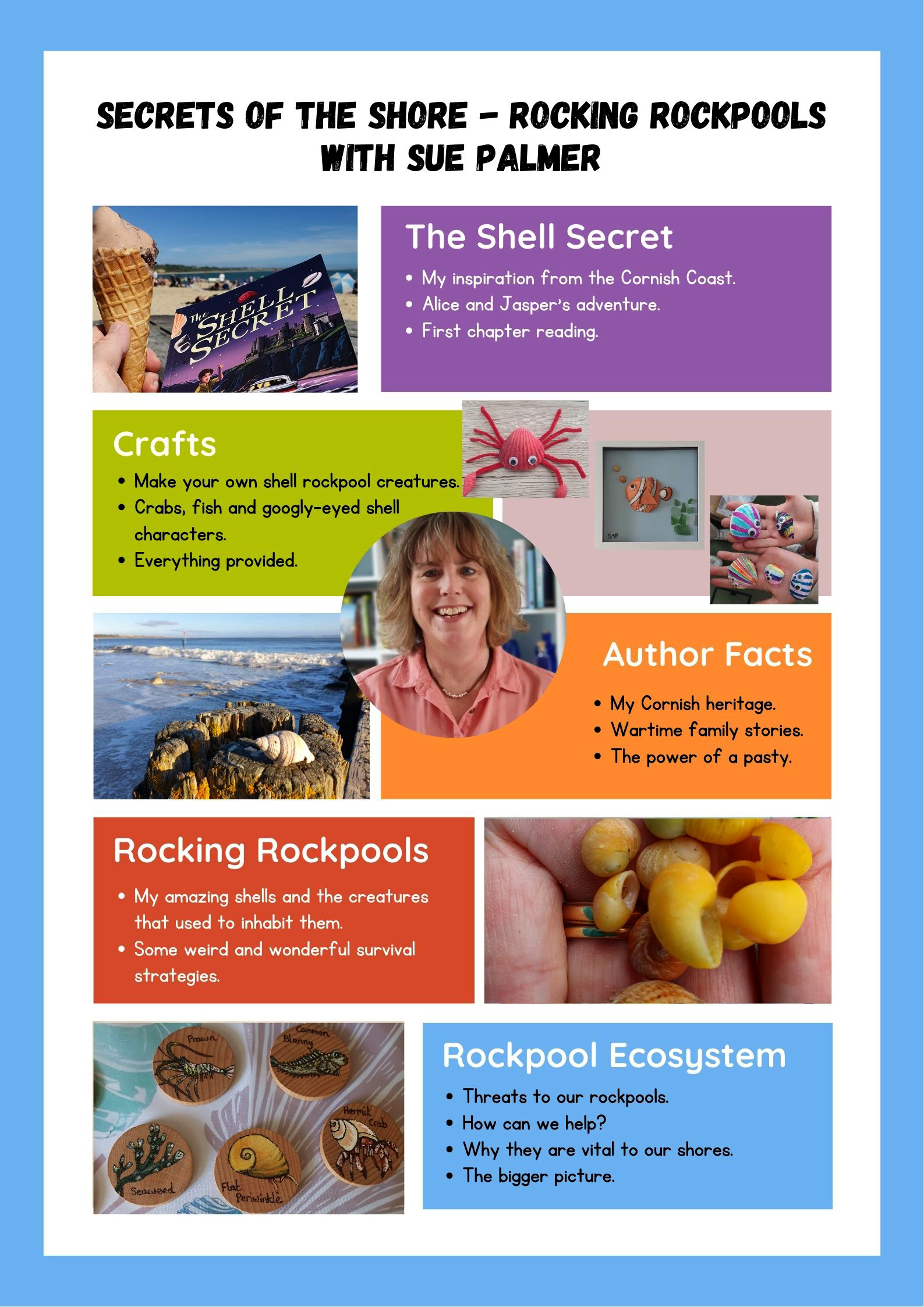 KS2 Workshop - Secrets of the Shore by Sue Palmer